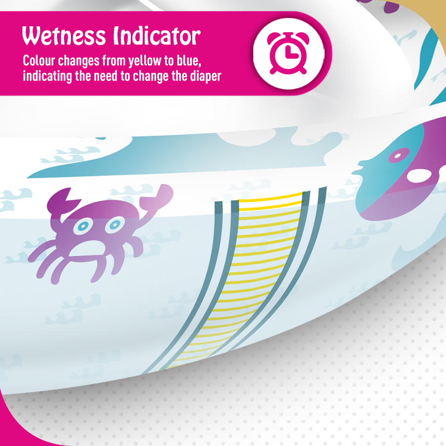 Wetness Indicator - Premium Teddyy Baby Diapers
