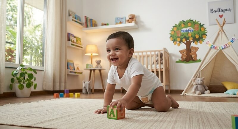 Teddyy pant diapers introduced by Nobel Hygiene for active babies