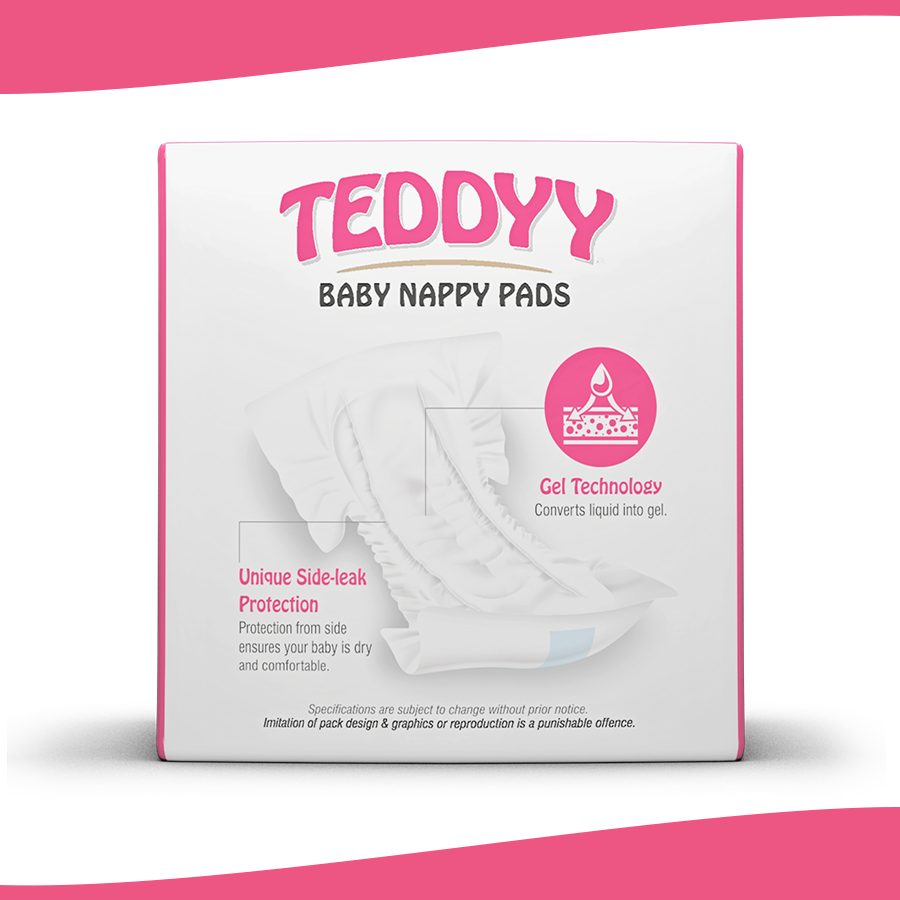 Teddyy New Born Baby Nappy Pads