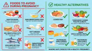 प्रेगनेंसी में क्या नहीं खाना चाहिए: गर्भावस्था के दौरान सेहतमंद आहार के लिए पूरी गाइड