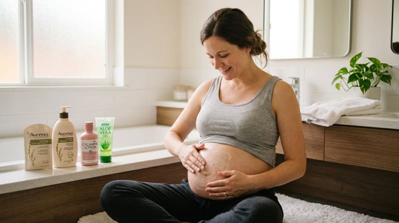 PUPPP pregnancy rash symptoms and safe home relief remedies